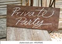 Private Wedding Event!