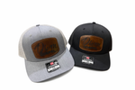 Leather Patch Hat (Grey or Black)
