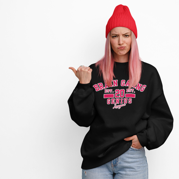 Black & Red Est. Crewneck