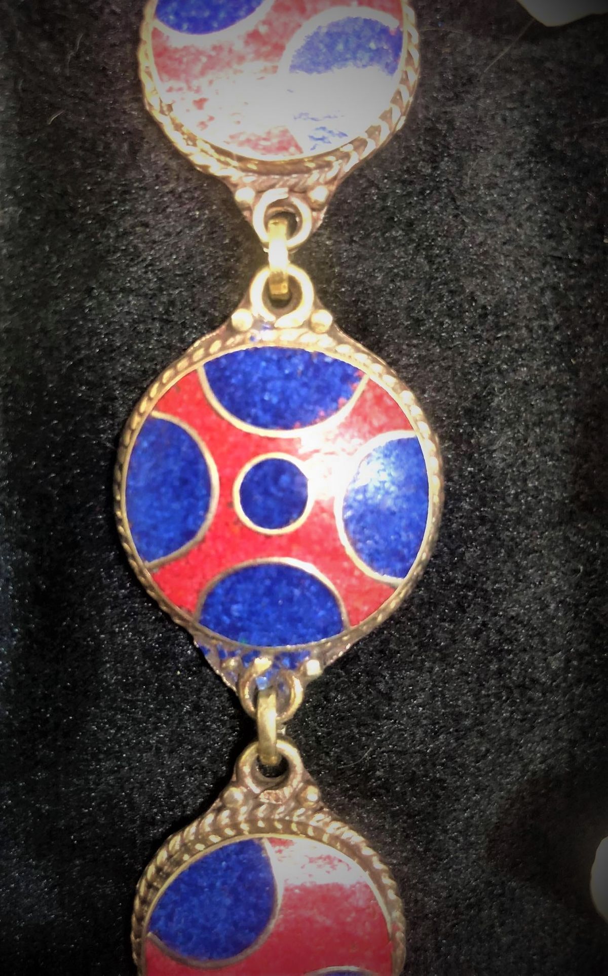 Coral and Lapis Lazuli