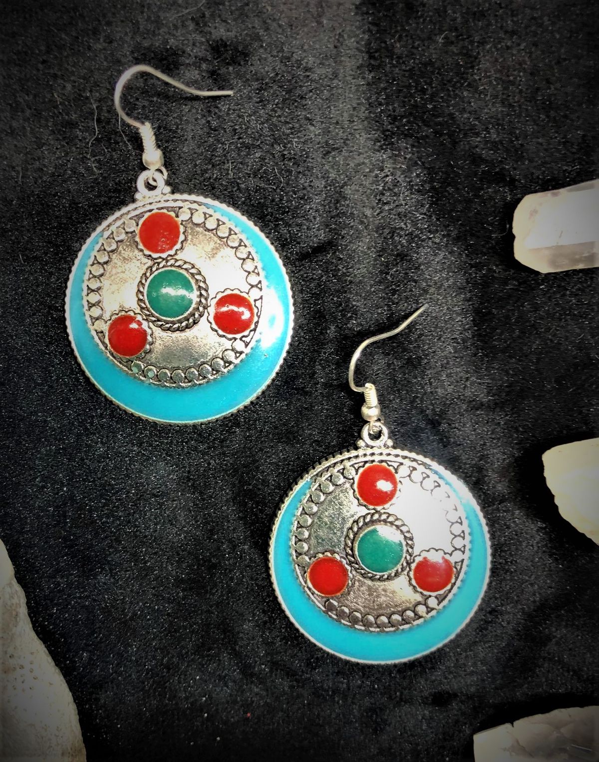 Boho Blue Earrings
