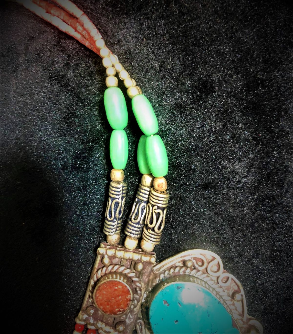 Turquoise and Coral