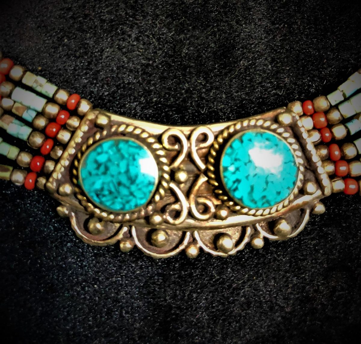 Turquoise and Coral 3
