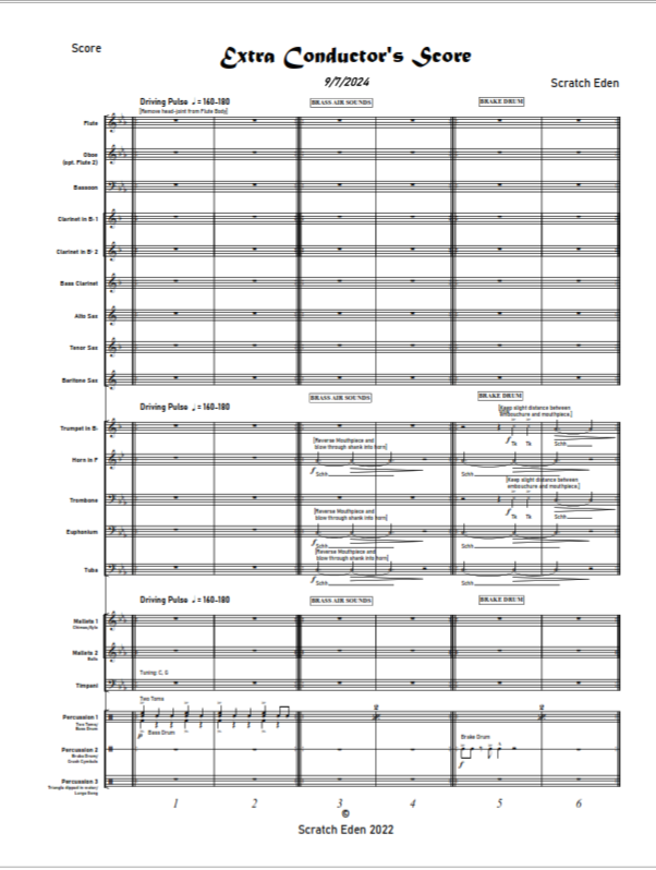 Extra Conductor's Score [Frost Giants 3: Ragnarok]