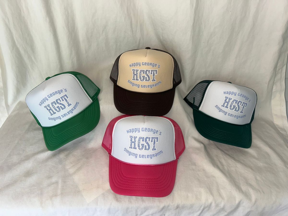 Happy Trucker Hats