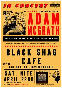 Adam McGrath Dear Companions Release Tour Invercargill