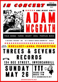 Adam McGrath at Threes & Sevens Records