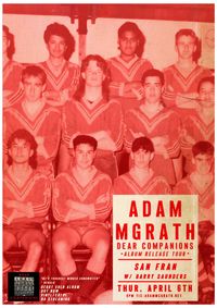 Adam McGrath Dear Companions Release Tour Wellington W/ Barry Saunders