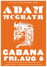 Adam McGrath at the Cabana  napier