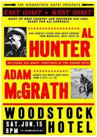 Adam McGrath and Al Hunter at the Woodstock Hotel