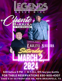 Chente Barrera & Raulito Navaira LIVE!