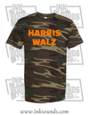Harris Walz Camo Shirt