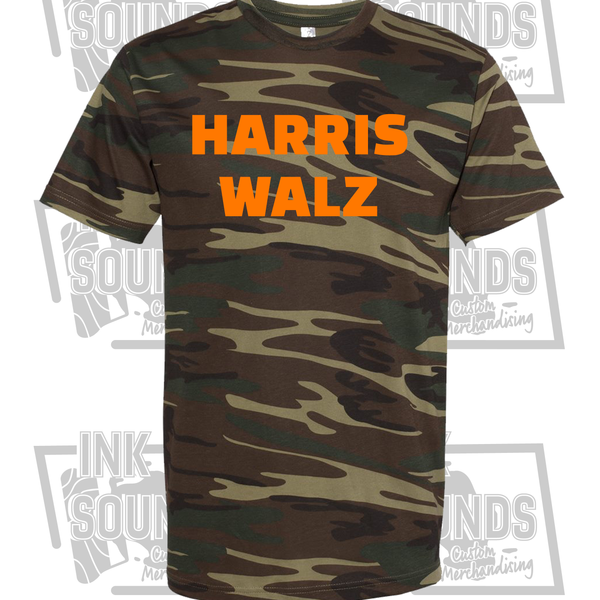 Harris Walz Camo Shirt