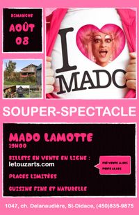 Souper spectacle avec Mado Lamotte