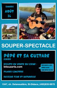Souper spectacle avec Pépé et sa Guitare