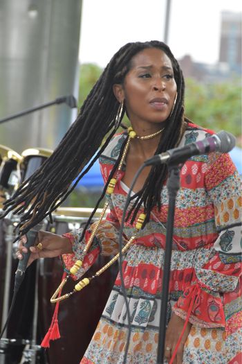 Sheri Hauck performing at Cumberland Park -Photo by Kenneth Wilkinson
