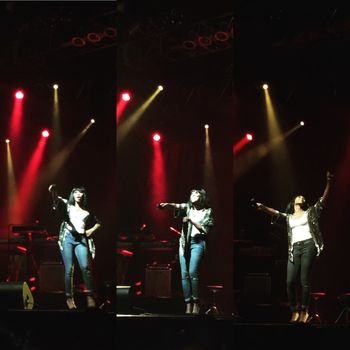 Sheri Hauck opening for Tamia on the Love Life Tour.
