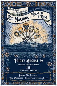 BIG MACHINE with Tobacco & Rose