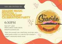 Seaside Music Festival official charity celebration and fundraiser