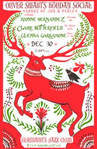 Oliver Swain's Holiday Social 'Songs of Joy & Peace' featuring Ivonne Hernandez, Claire Butterfield & Glenna Garramone