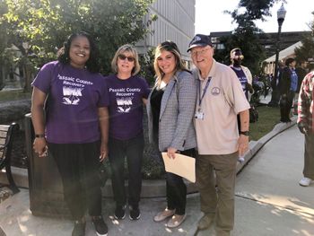 Planning and Executing the 2019 Annual Recovery Walk. Pictured with the Executive Director of Straight and Narrow
