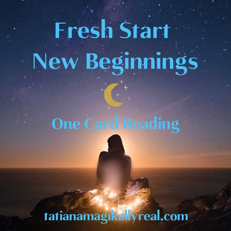 🔮Fresh Start New Beginnings Oracle Card Reading ⭐️ One Card Reading 