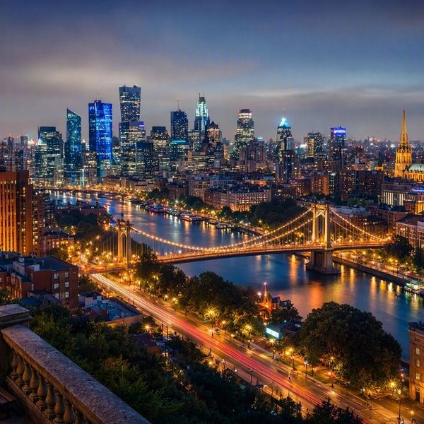 Cities At Night 26 Images