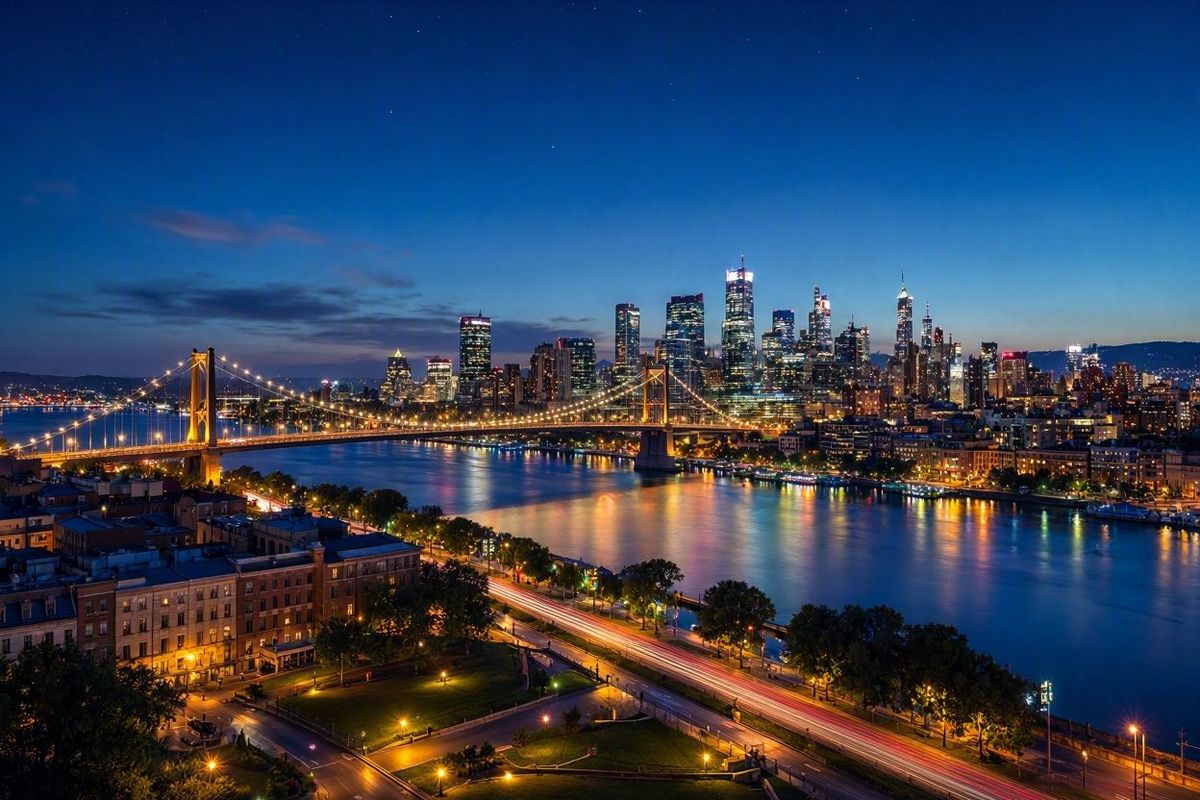 Cities At Night 30 Images