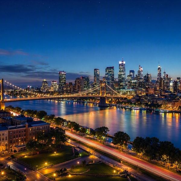 Cities At Night 30 Images