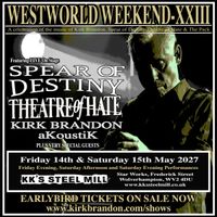 WESTWORLD WEEKEND - XXIII Earlybird Ticket
