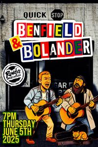 Eric Bolander solo with Shawn Benfield