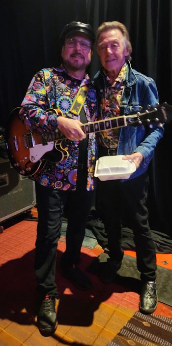 Joey Molland (Badfinger Guitarist) in our only hangout pose in 35 years!
