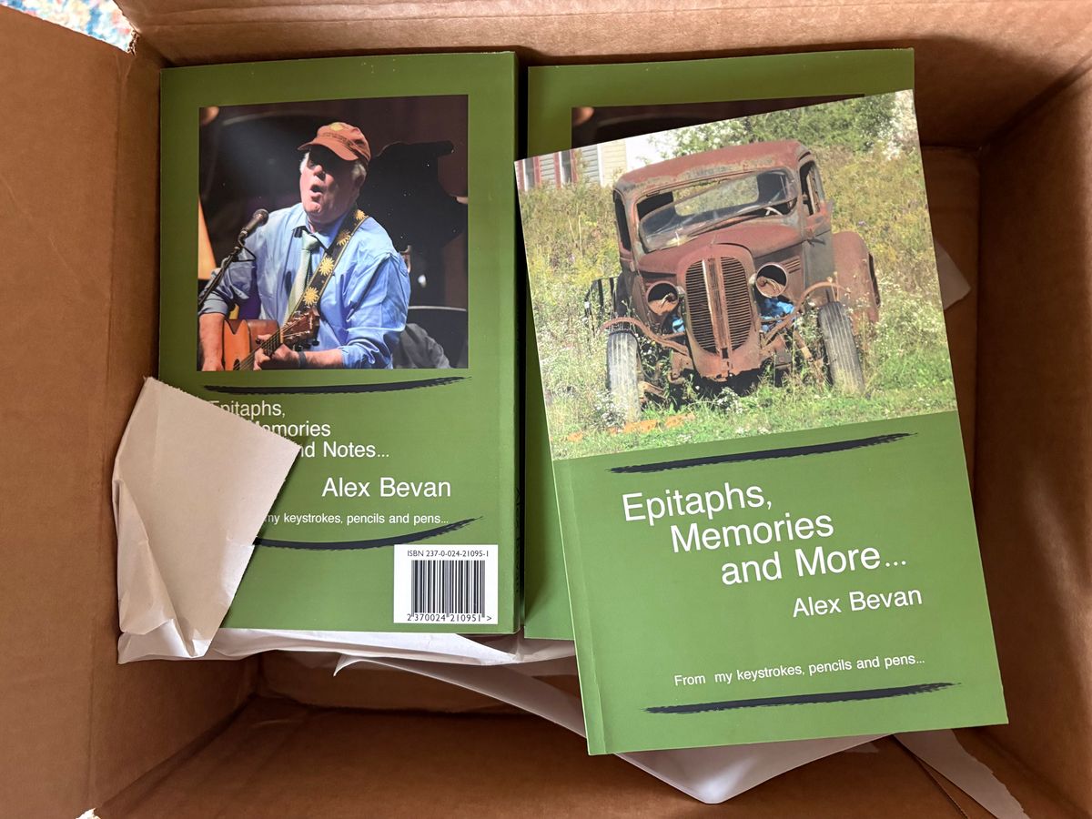 Epitaphs, Memories and More... Alex Bevan