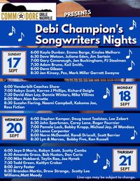 Debi Champions Songwriter Nights