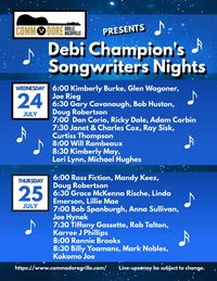 Debi Champions Songwriter Night at The Commodore Grille