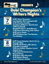 Debi Champion’s Writers Night at Commodore Grille