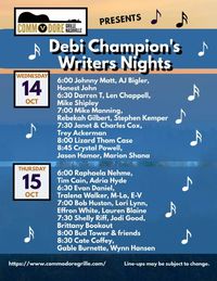 Debi Champion’s Songwriter Night at The Commodore Grille