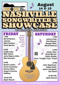 Nashville Songwriters Showcase at the Commodore with Jimmy and Anna Lisa