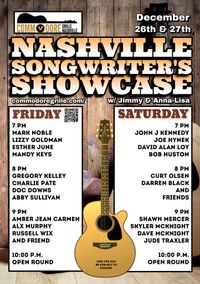 Nashville Songwriter’s Showcase hosted by Jimmy and Anna Lisa