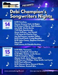 Debi Champions Songwriter Nights