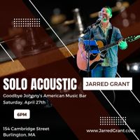 Jarred Grant solo acoustic at Goodnight Johnny's