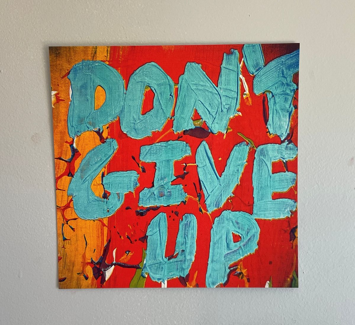 MAKOREGON503 "Don't Give Up" Riso Print