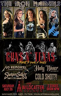 The Iron Maidens w/ Guns N' Texas, No Remorse, Holy Diver, Shotgun Sally, Coldshot