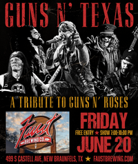 Guns N' Texas at Faust Brewing Company