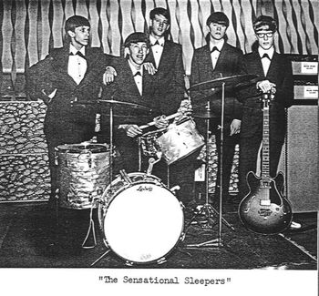 The Sensational Sleepers: Gary, Tilly, Randy, Dennis, Mike
