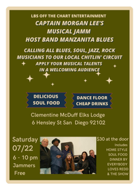 LBS OFF THE CHART ENTERTAINMENT PRESENTS: The "Captain Morgan Lee's"  Musical Jam!