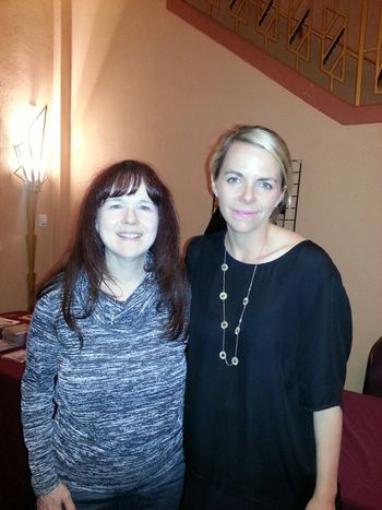 April 5, 2015: With Aoife O'Donovan at the Fox Theatre in Tucson, Arizona. I covered her song, Red and White and Blue and Gold (Ordinary Time).
