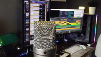 The RØDE NT1-A 1" cardioid condenser microphone
