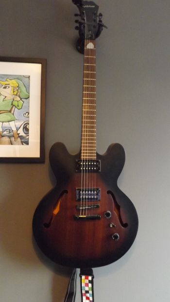 My Epiphone Dot Stuidio semi-hollow electric guitar
