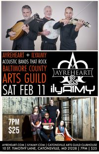 Sat 2/11 - ilyAIMY and Ayreheart (Virtual)